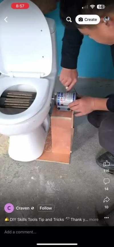 Who needs a poop knife