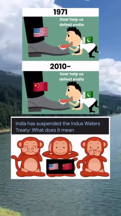 Geopolitical bootlicking never stops