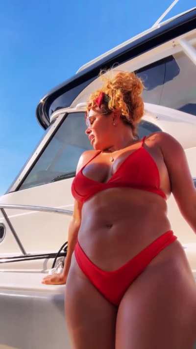 Joy while on a boat , from IG 5/9/2026