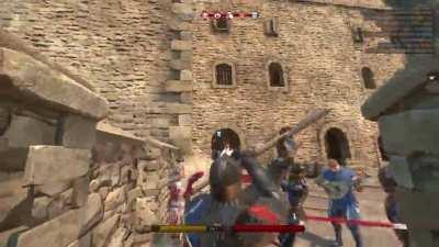 My fear of heights was stronger than his shield arm