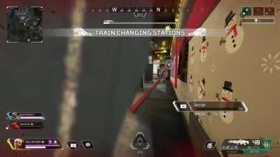 So.... A Gibraltar GRAPPLED into me on the Winter Express and killed me. Yes, you read that correctly.