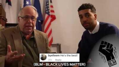 Niko interviewing the previous leader of the K.K.K