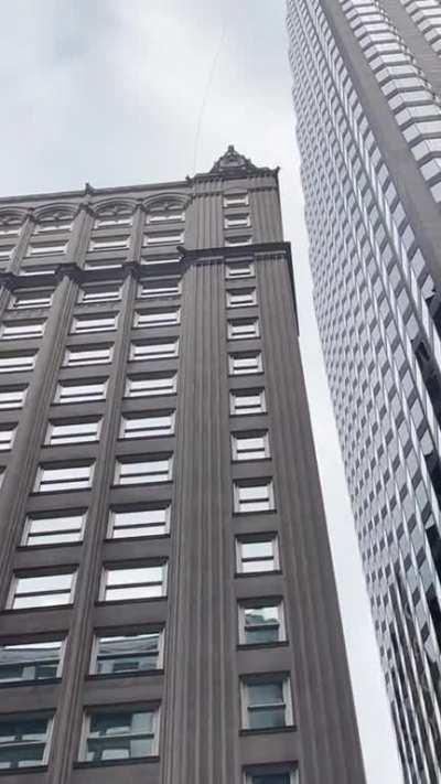 Window washers in a bind