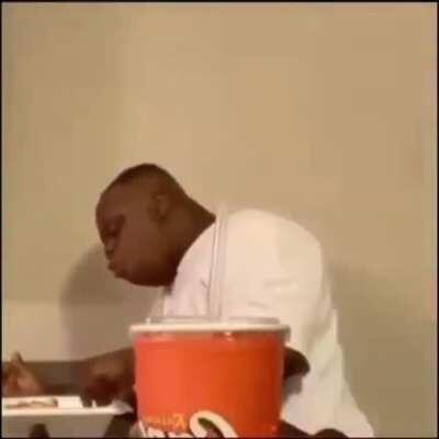 Dude just wanted to get his drink