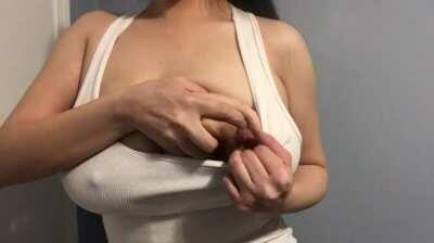 Like the way my natural AsianG cups bounce?