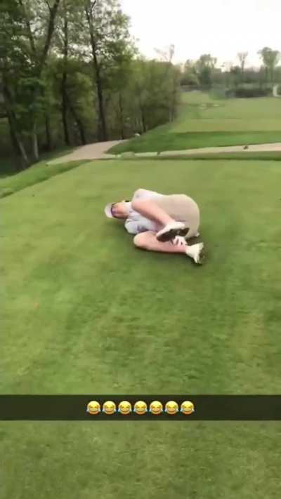 To make an impressive golf shot