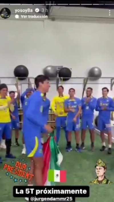 Jurgen enfocado en levantar la 14 🏆 para el Ame antes de lanzarse de presidente 🇲🇽