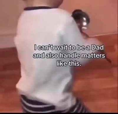 Kid being raised the right way