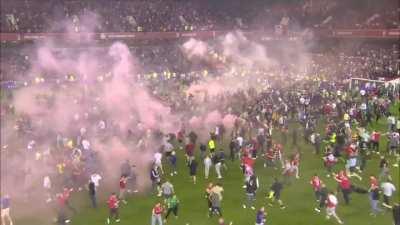 Nottingham Forest celebrations