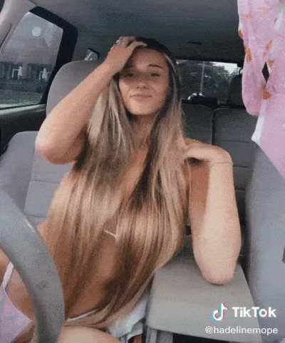 @hadelinemope tiktok babe perfect massive juggs epic cleavage