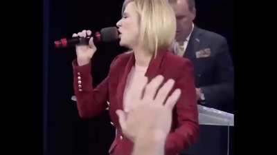 Paula White, the leader of Trump’s White House Faith Office, scatting like a jazz goddess