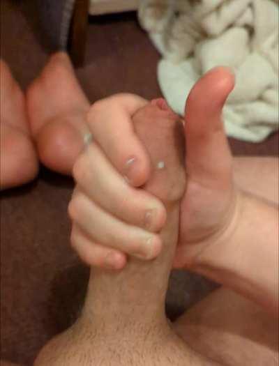 cumming my brains out after moisturising