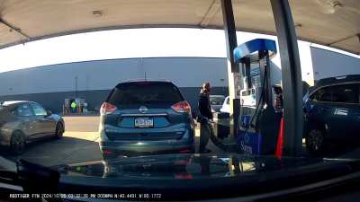 Screaming Match at Sam's Club Gas Station.