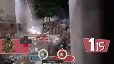 Right between the eyes!