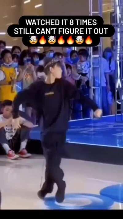 The moves are robotic 