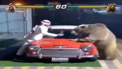Just an arab man playing Tekken as Shaheen vs Kuma 