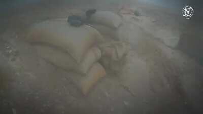 ISIS terrorists taking over the YPG outpost