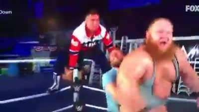 When you tried to suplex your opponent