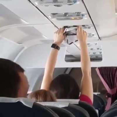 Letting an entire plane smell your underwear