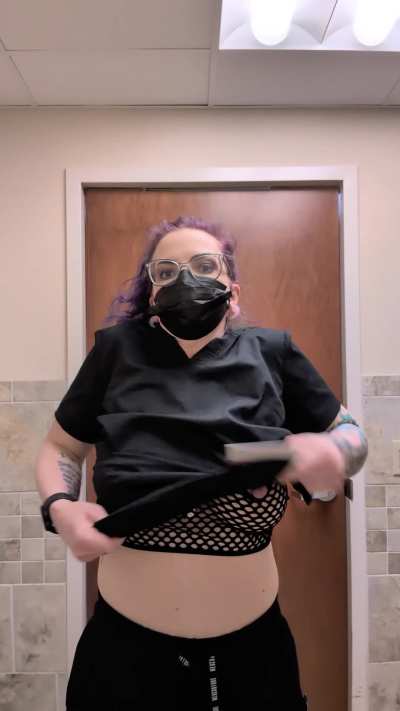 Banded nipples at work