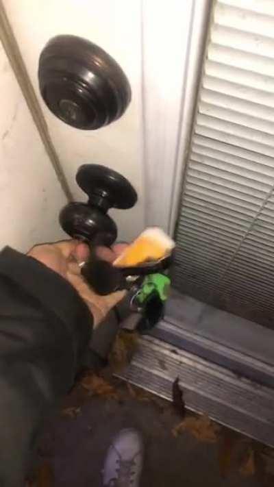 The first thing I do when I get home