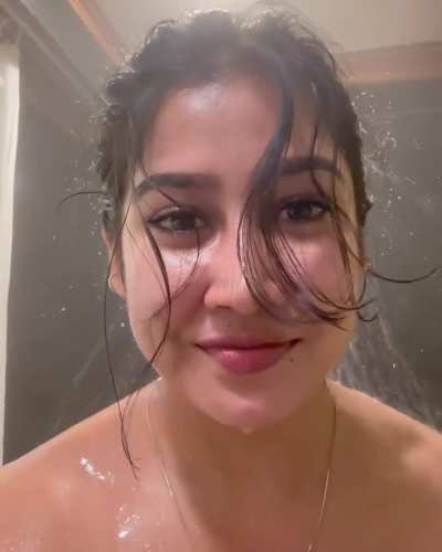Sofia Ansari in shower