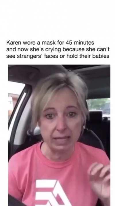 Karen experiences anxiety for the first time and blames it on a mask