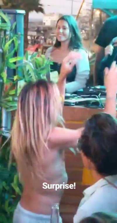 Seeing a cutie across the dance floor