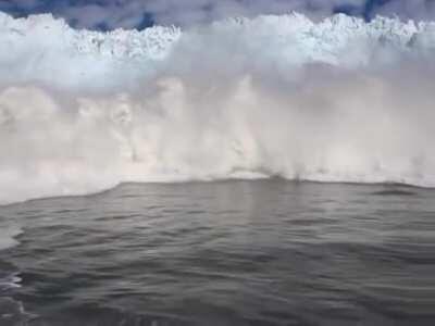 Watching Glacier calving too closely