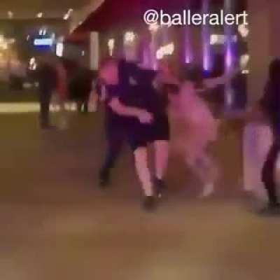 He had rubbed oil on his skin.