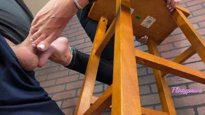 He made a mess on my sandals