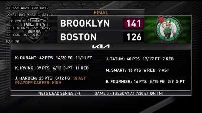 [Highlight] Kenny the Jet argues that he didn't say that the fan who threw the water bottle would have beat up Kyrie while Shaq and Chuck tell him to man-up