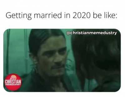 Getting married in 2020 be like