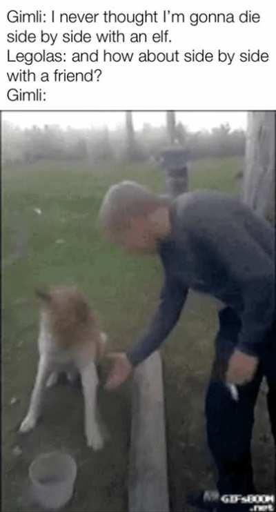 Nobody tosses a dwarf