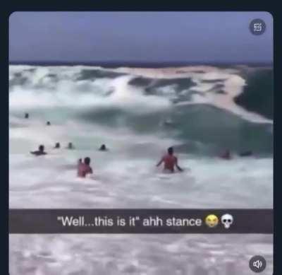 Bro accepted his fate