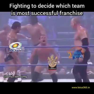 RCB in successful franchise debate be like: