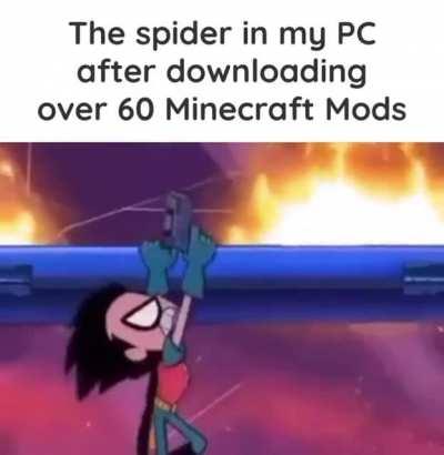 This is a Minecraft Meme