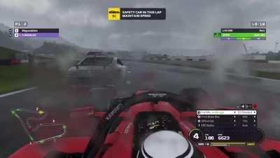 the traction Mayländer had to grab the car straight away and keep driving was amazing.