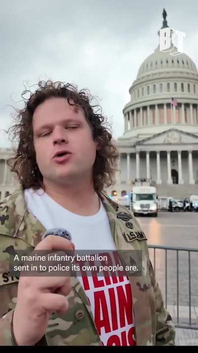 BREAKING: Antiwar veterans break through the Capitol barricades to protest Trump’s military parade. Police have made dozens of arrests.