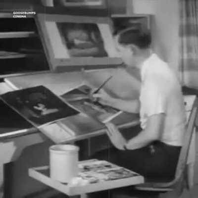 How they used to make cartoons in good ol' days.