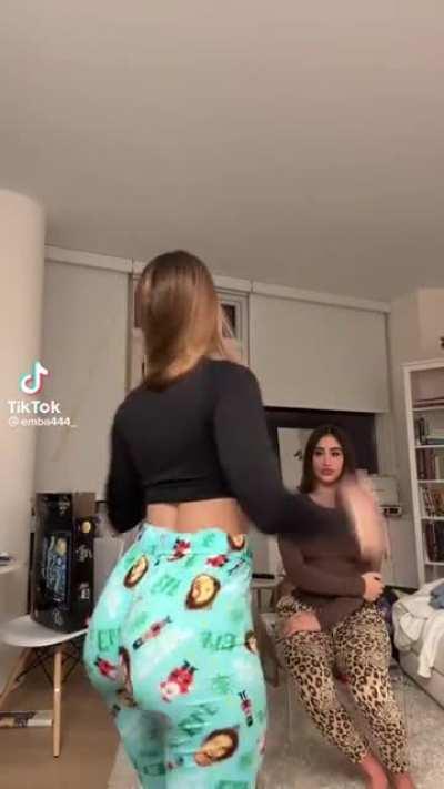 You down to kick it with her? emba444_