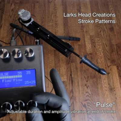 Stroke Patterns on my Custom Built Sex Machine. Open to ideas for other movement cycles. What do you all want to see this thing do?