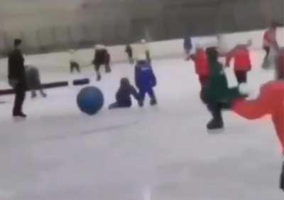 Stability training for ice skating kids