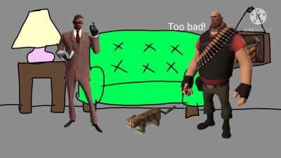 TF2 Spy is afraid of furries