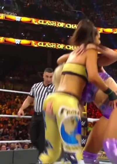 Charlotte grabbing a handful of Bayley’s ass...even better in GIF form