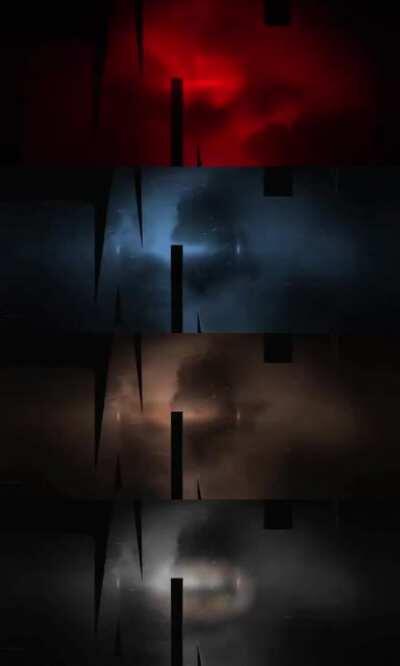 Fan-made: The Batman Title Card with Michael Keaton, Christian Bale, and Ben Affleck's Bat-Symbols, by @kryptoncaged