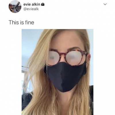 New problems: mask fog