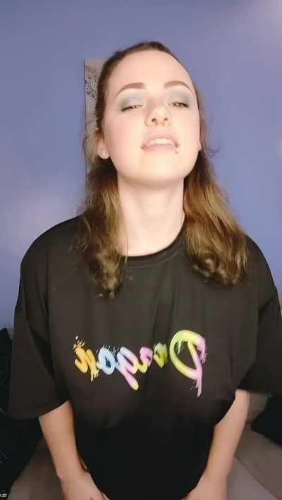 I hope you never get tired of me wearing your t shirts 😘