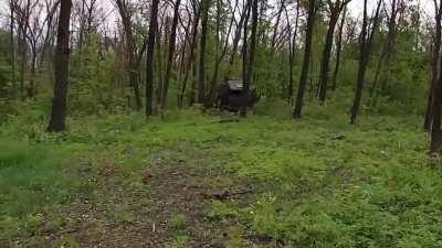 KRAKEN batalion freeing up Pitomnik (Питомник), Kharkiv region