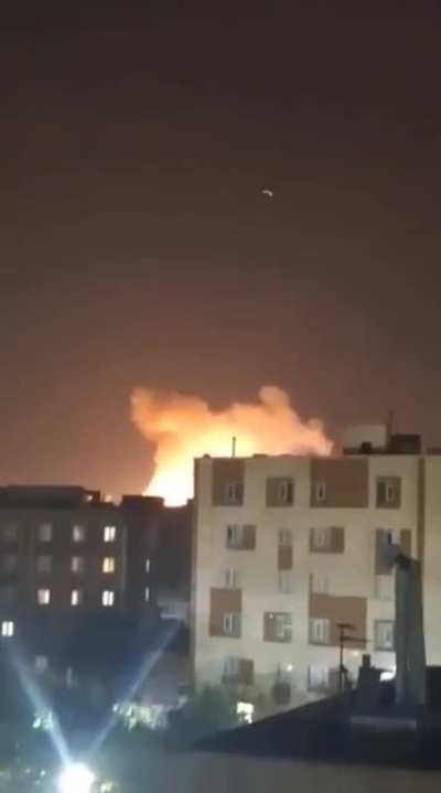 IAF strike in Tehran (possible secondary explosions seen)